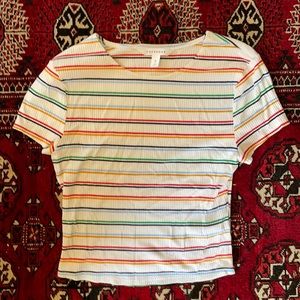 Super cute rainbow top
